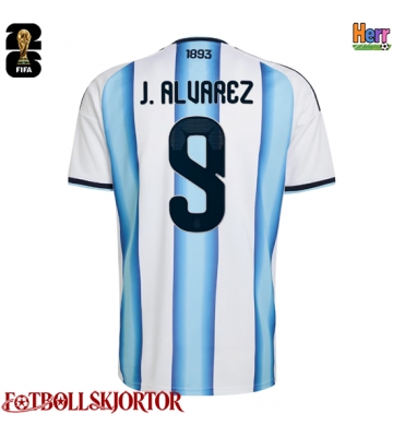 Argentina Julian Alvarez #9 Hemmatröja VM 2026 Kortärmad